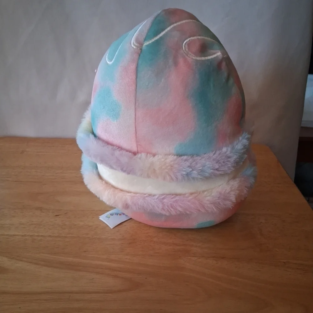 Whimsical Pink and Blue Plush Squishmallow